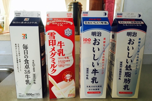 コンビニの牛乳は濃厚 あっさり 味覚センサーで検証 味博士の研究所